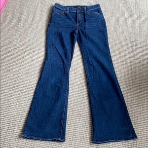 Ann Taylor High Rise Flare Jeans